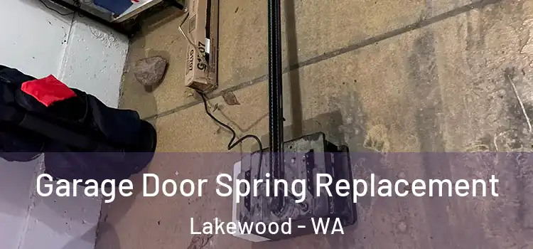  Garage Door Spring Replacement Lakewood - WA